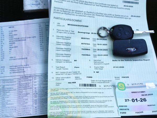 Ford Focus Hatchback, Petrol, 2005, Silver