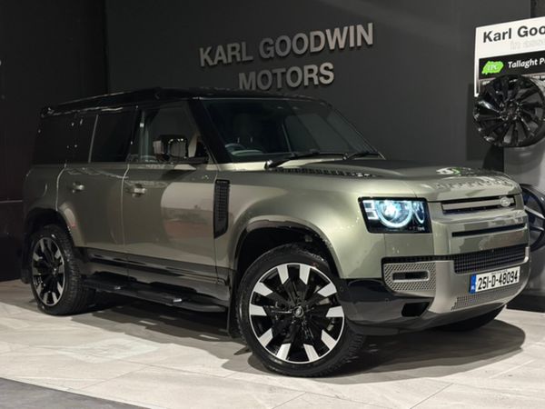 Land Rover Defender SUV, Petrol Plug-in Hybrid, 2025, Green