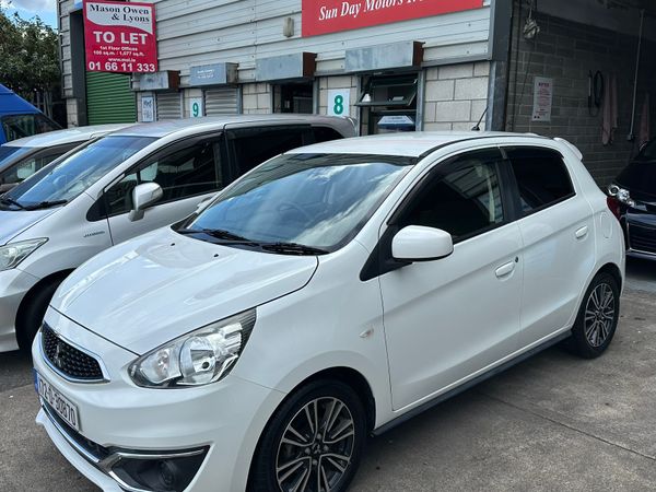 Mitsubishi Mirage Hatchback, Petrol, 2017, White