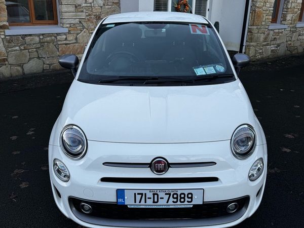 Fiat 500 Hatchback, Petrol, 2017, White