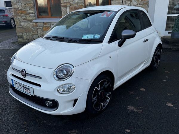 Fiat 500 Hatchback, Petrol, 2017, White