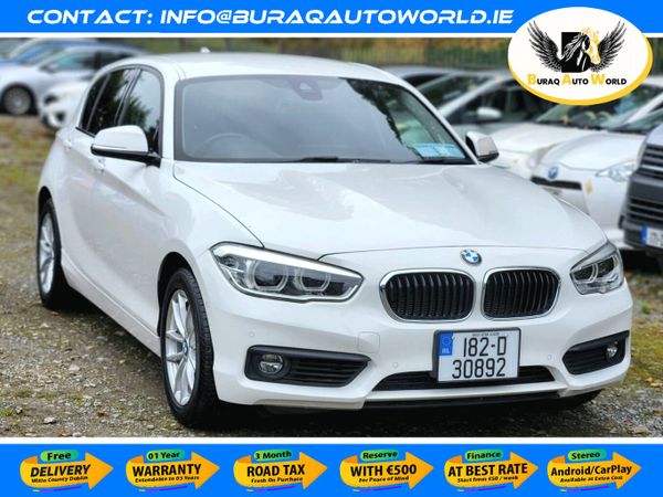 BMW 1-Series Hatchback, Petrol, 2018, White