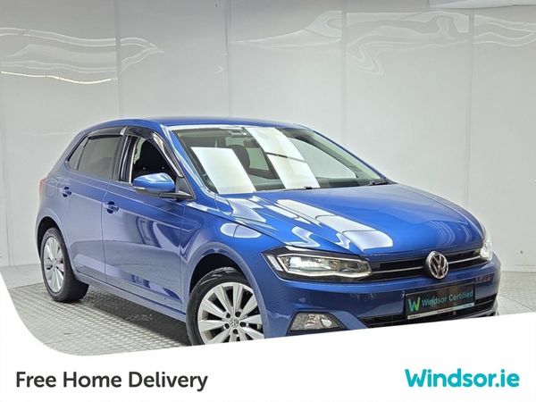 Volkswagen Polo Hatchback, Petrol, 2020, Blue