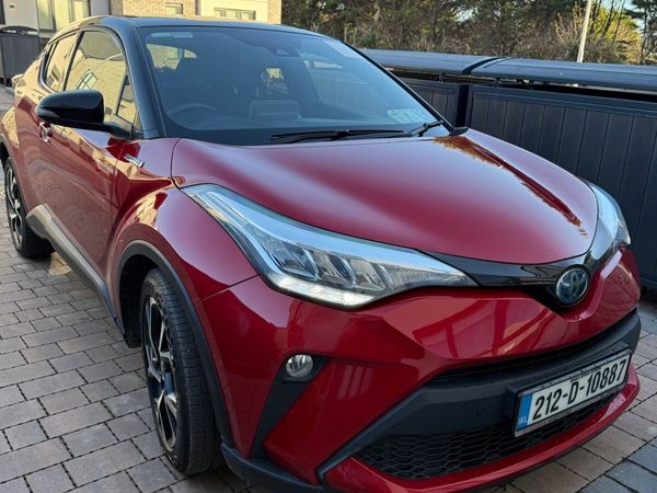 Toyota C-HR Hatchback, Petrol Hybrid, 2021, Red
