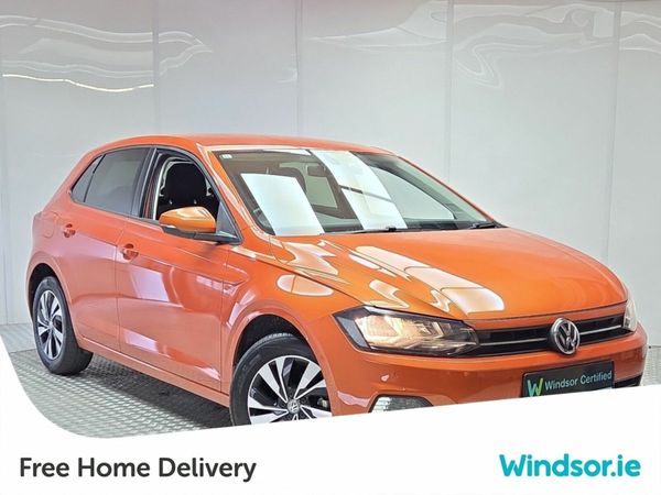 Volkswagen Polo Hatchback, Petrol, 2019, Orange