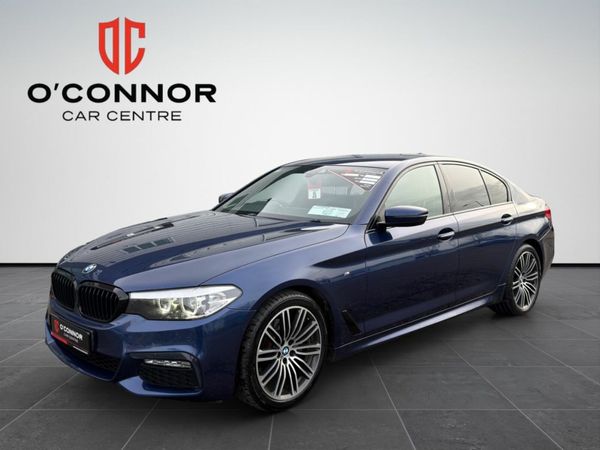 BMW 5-Series Saloon, Diesel, 2018, Blue