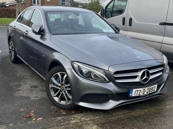 Mercedes-Benz C-Class Saloon, Petrol Plug-in Hybrid, 2017, Grey