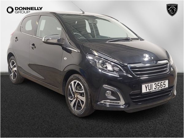 Peugeot 108 Hatchback, Petrol, 2022, Black