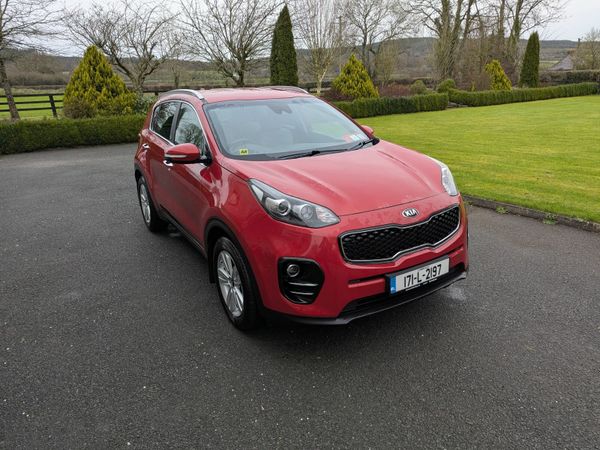 Kia Sportage SUV, Diesel, 2017, Red