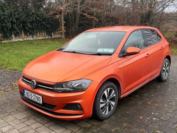 Volkswagen Polo Hatchback, Petrol, 2018, Orange