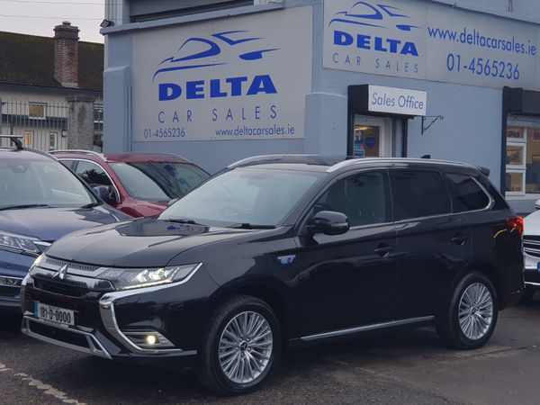 Mitsubishi Outlander SUV, Petrol Hybrid, 2018, Black