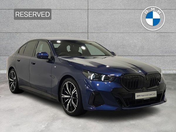 BMW 5-Series Saloon, Petrol Plug-in Hybrid, 2024, Blue