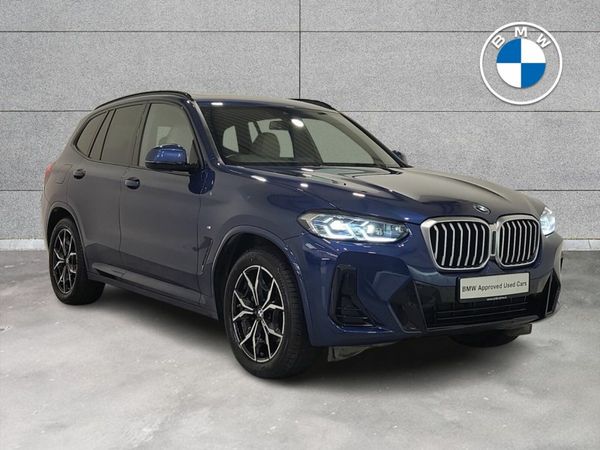 BMW X3 SUV, Diesel Hybrid, 2023, Blue