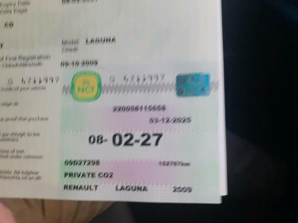 Renault Laguna Hatchback, Diesel, 2009, Red