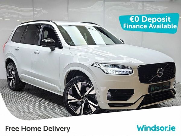 Volvo XC90 SUV, Petrol Plug-in Hybrid, 2021, White