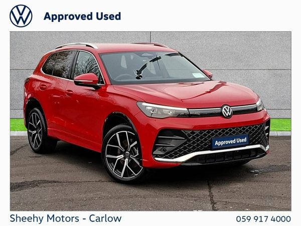 Volkswagen Tiguan SUV, Petrol Hybrid, 2025, Red