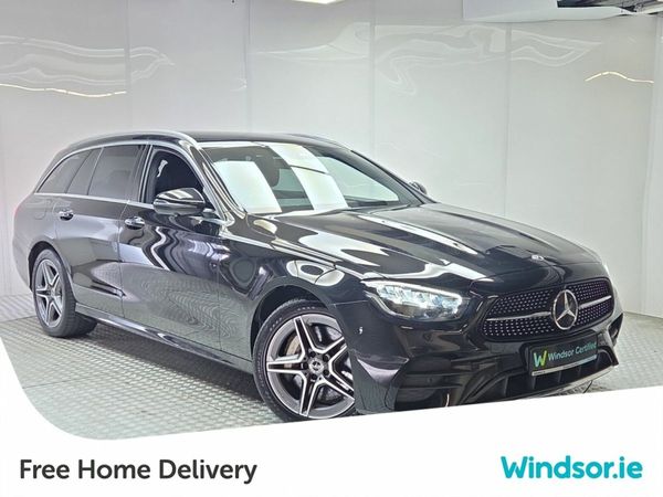 Mercedes-Benz E-Class Estate, Diesel Plug-in Hybrid, 2023, Black