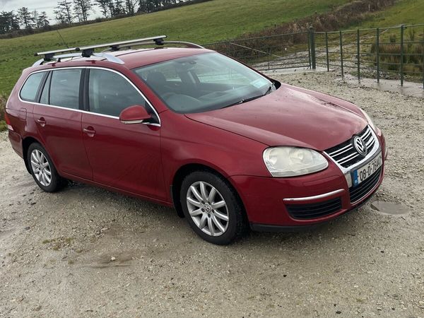 Volkswagen Golf Estate, Diesel, 2008, Red