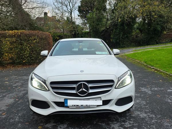 Mercedes-Benz C-Class Saloon, Petrol Plug-in Hybrid, 2016, White