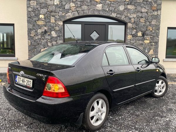 Toyota Corolla Saloon, Petrol, 2007, Black