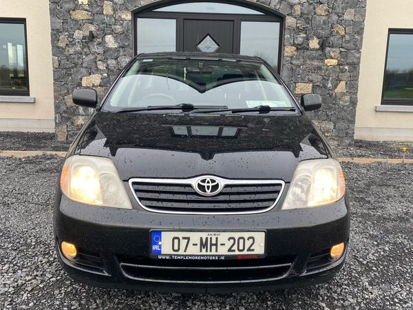 Toyota Corolla Saloon, Petrol, 2007, Black