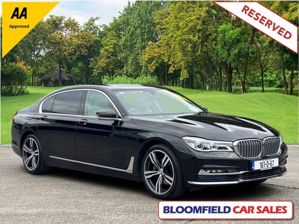 BMW 7-Series Saloon, Diesel, 2016, Black