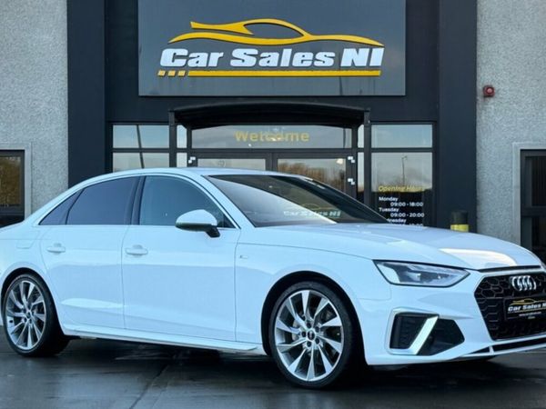 Audi A4 Saloon, Diesel Hybrid, 2023, White