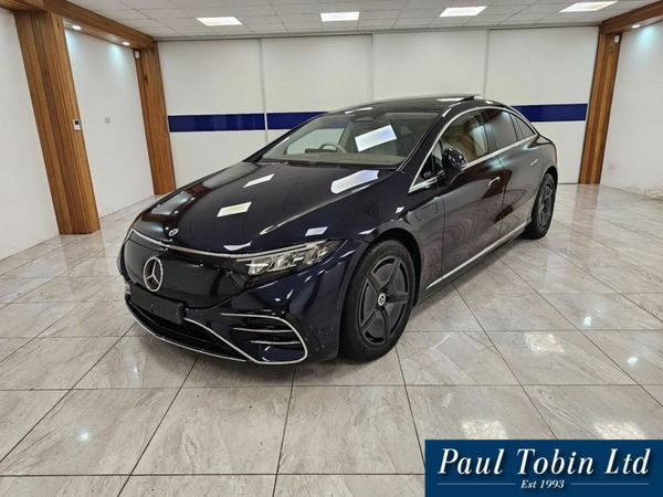Mercedes-Benz EQS Saloon, Electric, 2024, Blue