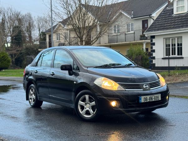 Nissan Tiida Saloon, Petrol, 2008, Black