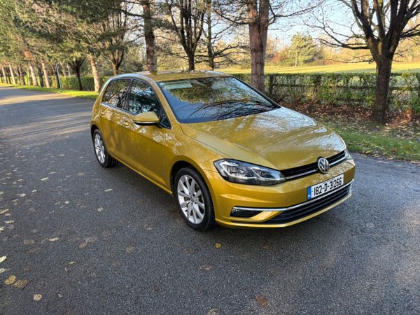 Volkswagen Golf Hatchback, Petrol, 2018, Gold