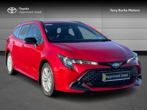 Toyota Corolla Estate, Petrol Hybrid, 2025, Red