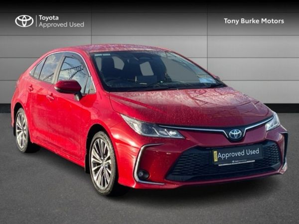 Toyota Corolla Saloon, Petrol Hybrid, 2025, Red