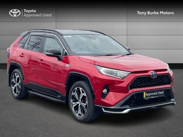 Toyota RAV4 SUV, Petrol Plug-in Hybrid, 2022, Red
