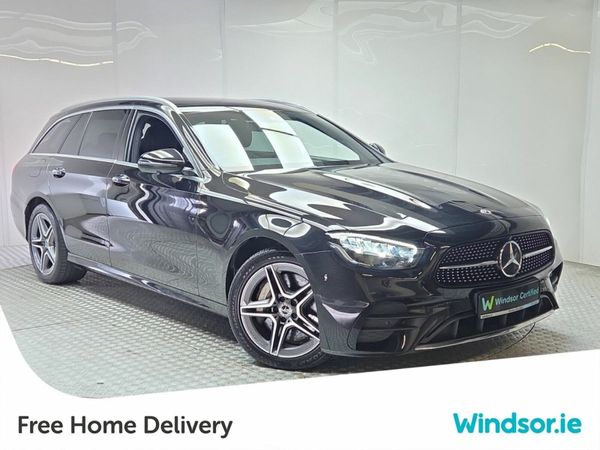Mercedes-Benz E-Class Estate, Diesel Plug-in Hybrid, 2023, Black