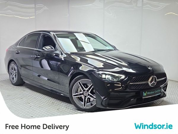 Mercedes-Benz C-Class Saloon, Diesel Hybrid, 2022, Black