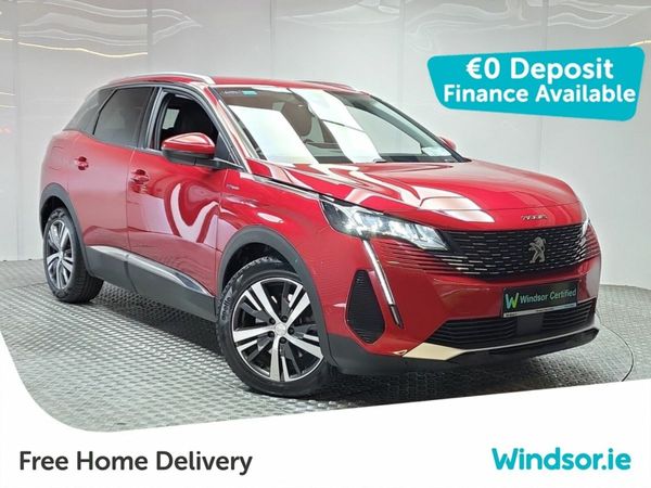 Peugeot 3008 MPV, Petrol Plug-in Hybrid, 2022, Red