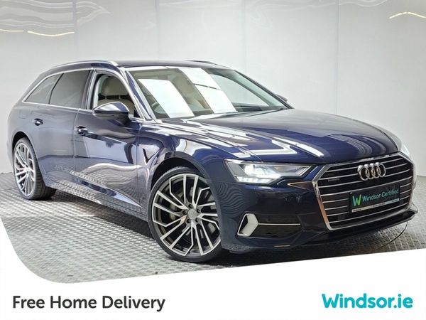 Audi A6 Estate, Petrol Plug-in Hybrid, 2023, Blue