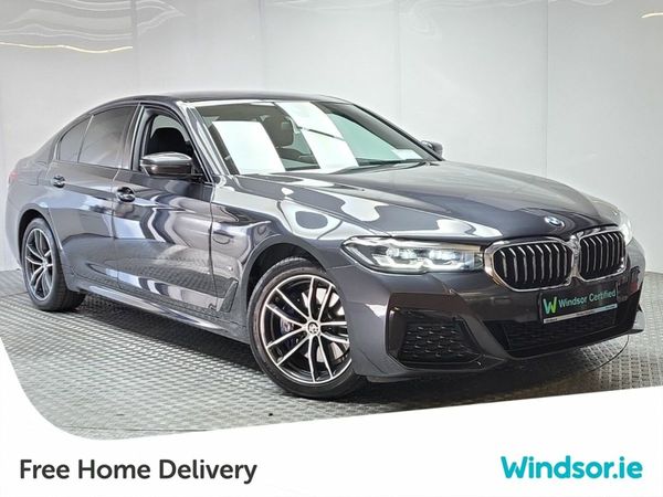 BMW 5-Series Saloon, Petrol Plug-in Hybrid, 2021, Grey