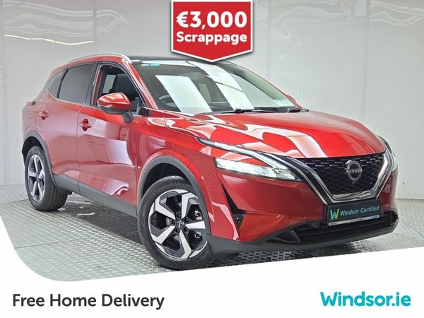 Nissan Qashqai MPV, Petrol Hybrid, 2025, Red