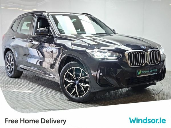 BMW X3 SUV, Petrol Plug-in Hybrid, 2023, Black