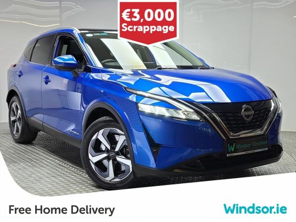 Nissan Qashqai MPV, Petrol Hybrid, 2023, Blue