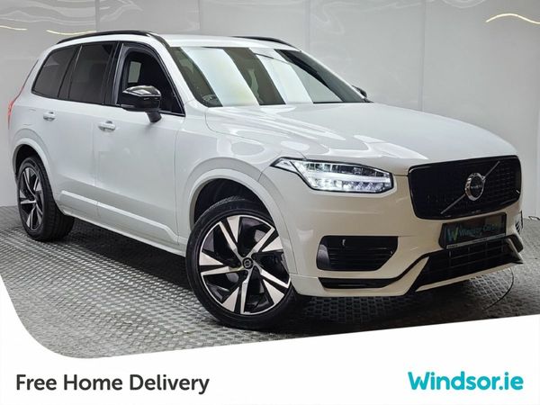 Volvo XC90 SUV, Petrol Plug-in Hybrid, 2021, White