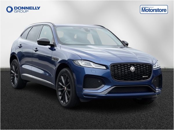 Jaguar F-Pace Estate, Petrol Hybrid, 2022, Blue