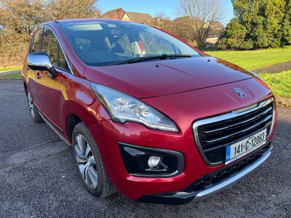 Peugeot 3008 SUV, Diesel, 2014, Red