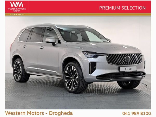 Volvo XC90 SUV, Petrol Plug-in Hybrid, 2025, Silver