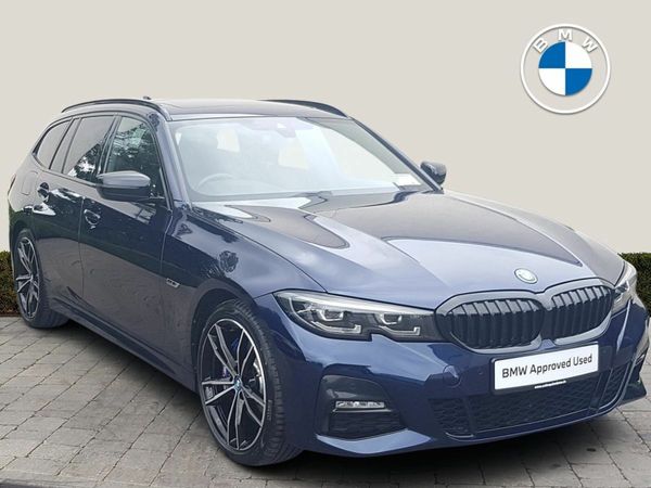 BMW 3-Series Estate, Petrol Plug-in Hybrid, 2022, Blue
