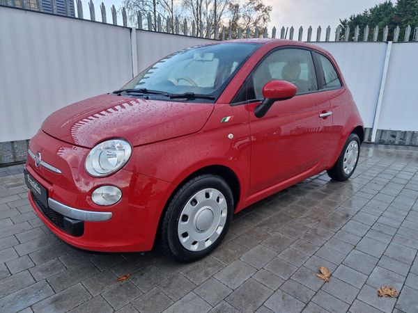 Fiat 500 Hatchback, Petrol, 2015, Red