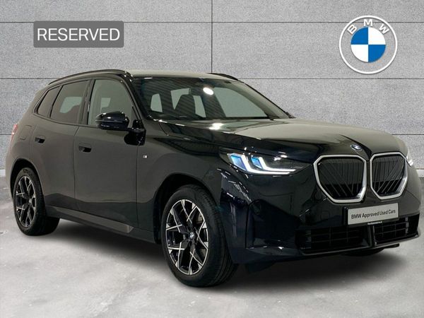 BMW X3 SUV, Petrol Plug-in Hybrid, 2025, Black