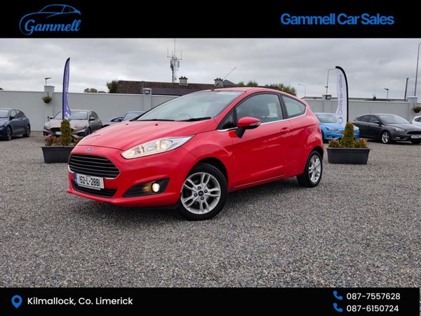 Ford Fiesta Hatchback, Petrol, 2015, Red