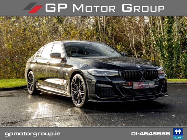 BMW 5-Series Saloon, Petrol Plug-in Hybrid, 2021, Black